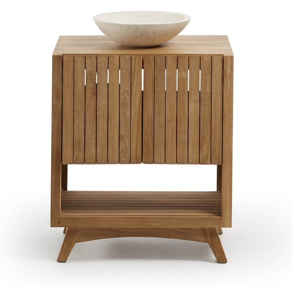 Umyvadlo z terrazzo Kave Home Sunday, ø 40 cm