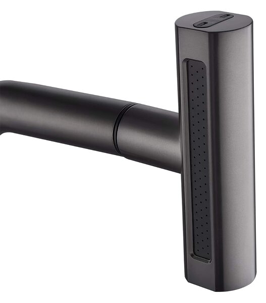 Invena Nelia kuchyňská baterie stojící černá BZ-34-004