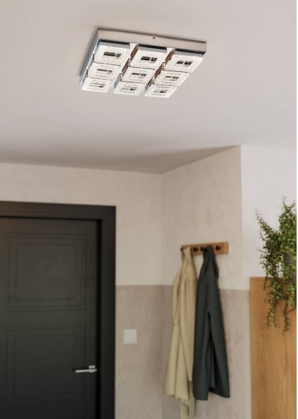 Eglo 95658 - Křišťálové stropní svítidlo FRADELO 9xLED/4W/230V