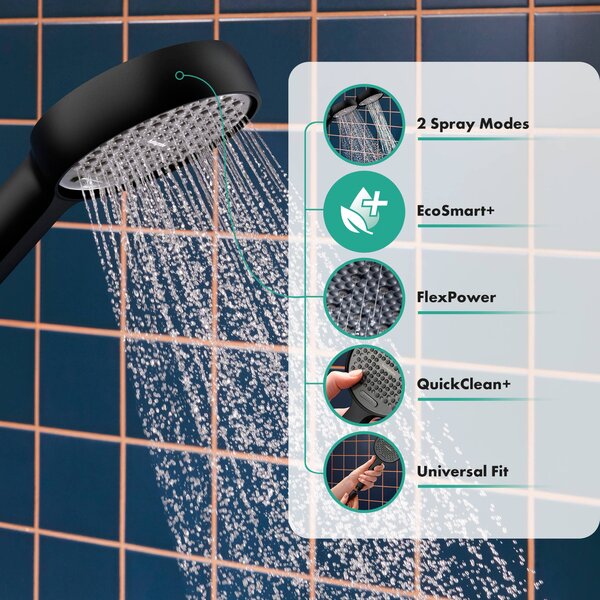 Hansgrohe Activera Select S sprchová hlavice černá 28034670