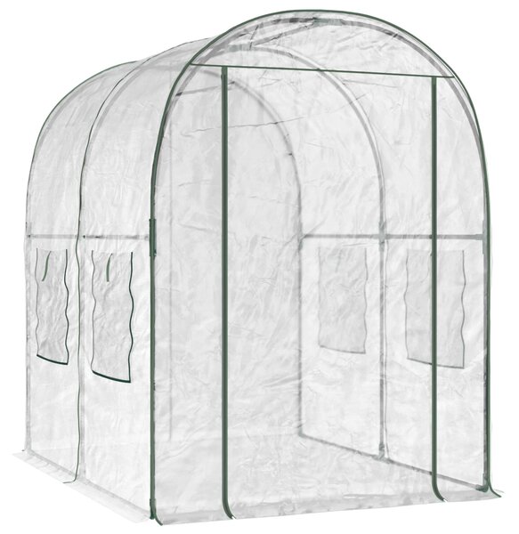 Skleník s rámem 160 x 200 x 192,5 cm PVC Transparentní