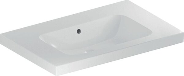 Geberit iCon umyvadlo 75x48 cm obdélníkový nábytkový bílá lesk 501.839.00.3