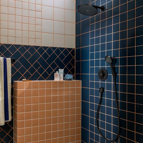 Hansgrohe Activera S hlavová sprcha 24x24 cm kulatý černá 28057670