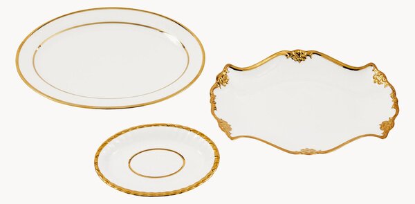 Sada porcelánového nádobí Golden, 3 díly