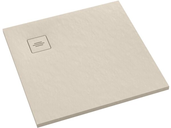 Schedline Protos Cashmere Stone čtvercová sprchová vanička 90x90 cm béžová 3SP.P1K-9090/PK/ST-M1/PK/ST