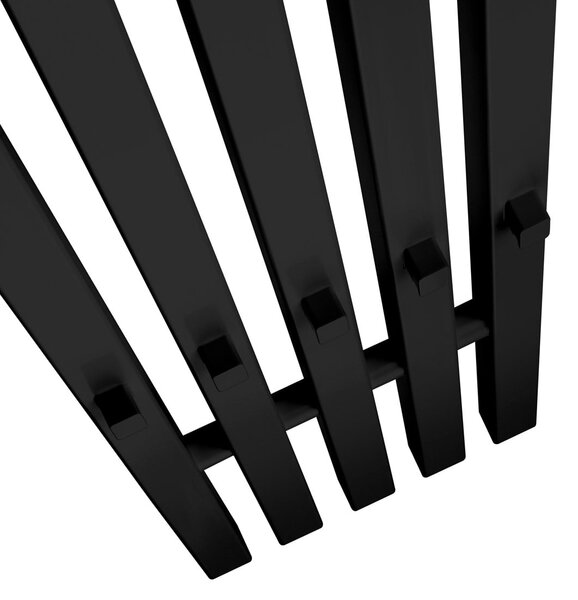 Oltens Stang (s) elektrický radiátor 180x23 cm černá mat 55126300