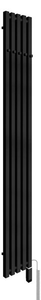 Oltens Stang (s) elektrický radiátor 180x23 cm černá mat 55126300