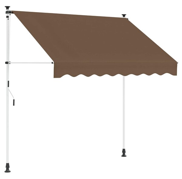 Manuální zatahovací markýza Taupe 100 cm