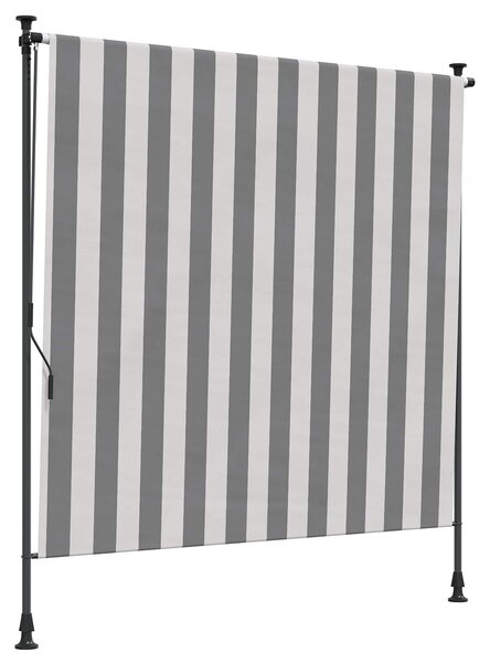 Venkovní Roleta Antracitová a bílá 120 x 270 cm