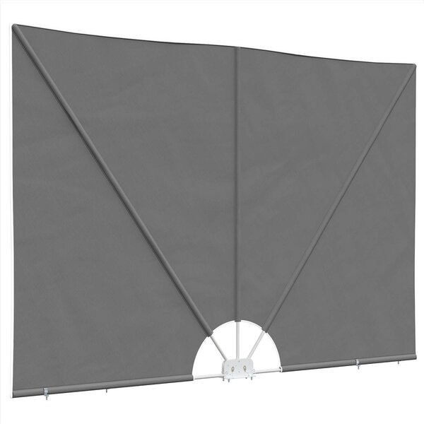 Zástěna na balkon 240 x 160 cm Polyester Obdélníkový