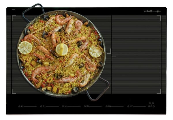 Indukční deska CATA GIGA 750 BK 77 cm 6 zón gigazóna 40 cm