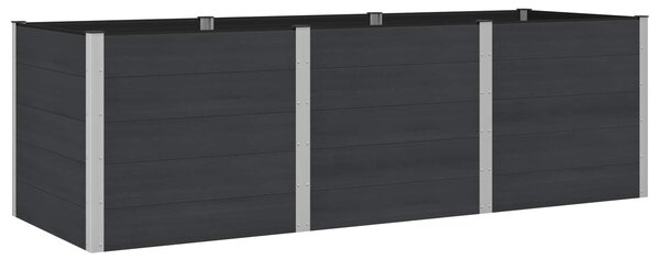 Zahradní vyvýšený záhon Černá 300 x 100 x 91 cm