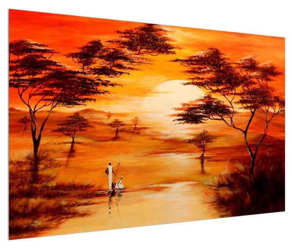 Obraz africké savany (120x80 cm)