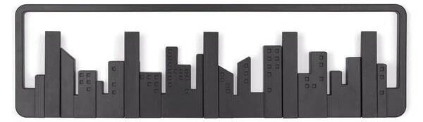 Věšák na zeď UMBRA SKYLINE černý