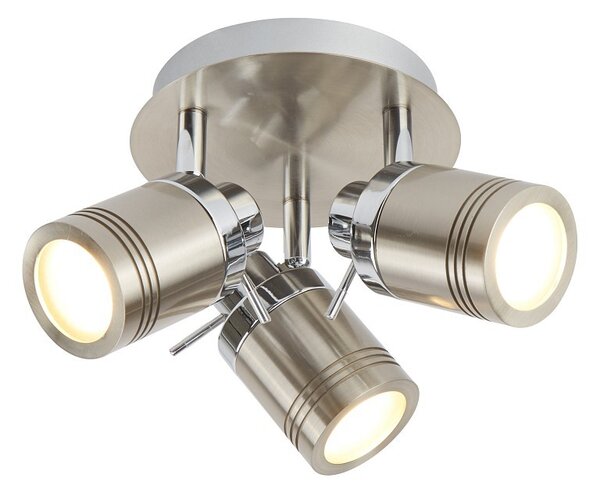 Searchlight 6603SS SAMSON stropní svítidlo GU10 3x4W 1050 lm IP44