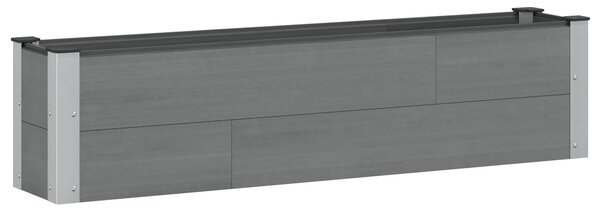 Zahradní vyvýšený záhon Šedá 150 x 30 x 36 cm