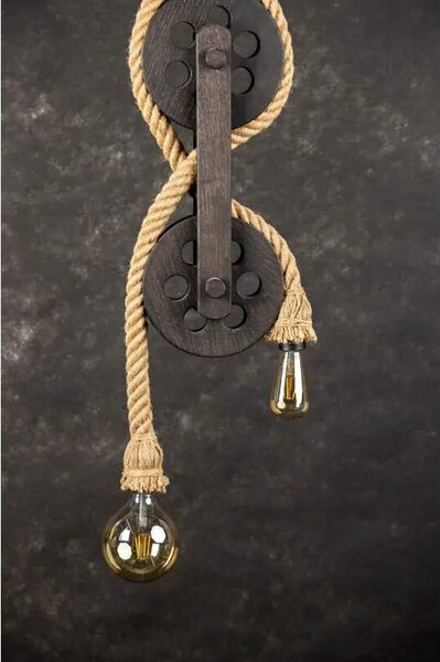 Závěsné svítidlo loftové LOCH NESS 2 wenge