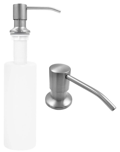 Vestavný dávkovač mýdla/saponátu REA LON, 300 ml, nikl kartáčovaný