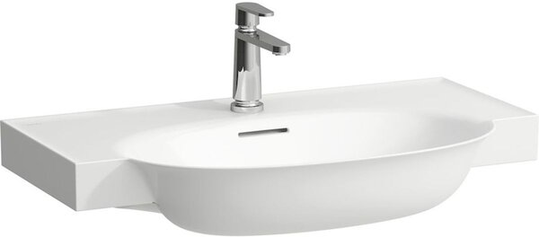 Laufen The New Classic umyvadlo 80x48 cm polokulatý klasický-nábytkový bílá lesk H8138554001081