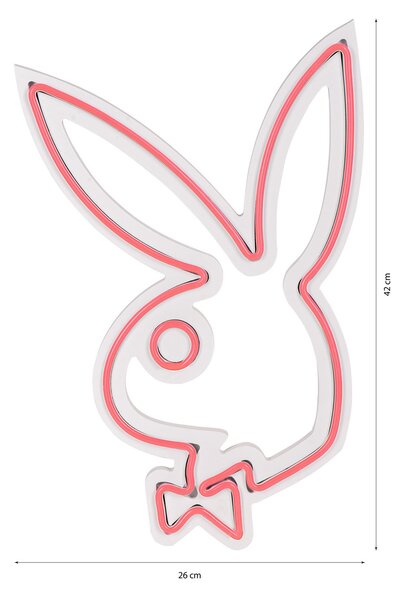 ASIR Dekorativní LED osvětlení růžové PLAYBOY