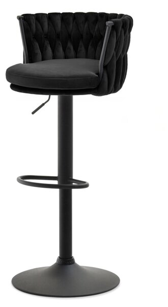 Designová barová židle KRISMAR - černá