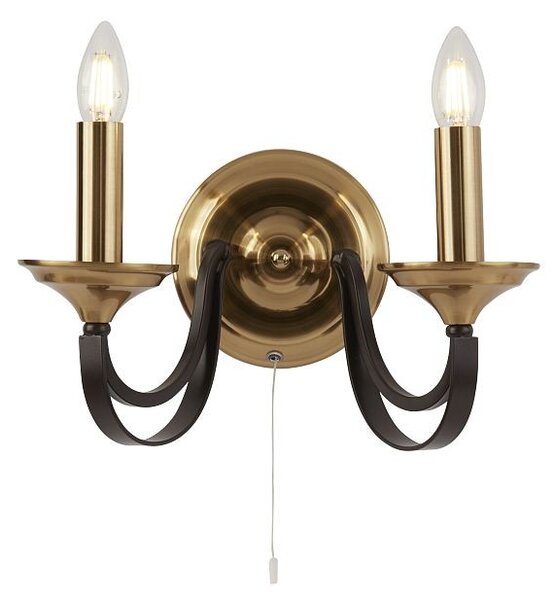 Searchlight 1842-2BZ Belfry nástěnné svítidlo E14 2 x 40W