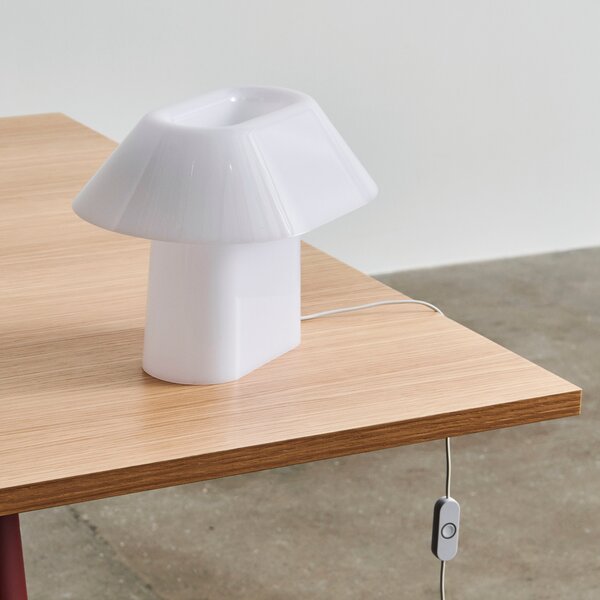 HAY Stolní lampa Drome, White Opal