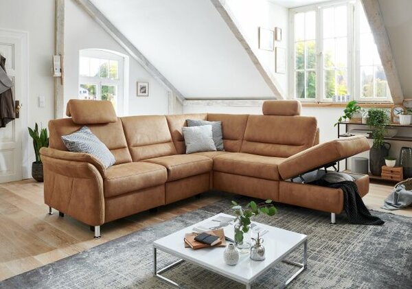 Sedací souprava DAKOTA_varianta "L"_Deluxe zimt