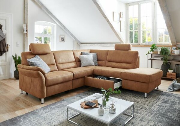 Sedací souprava DAKOTA_varianta "L"_Deluxe zimt