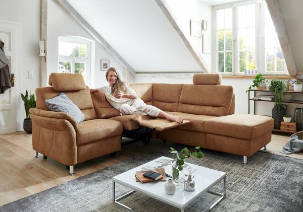 Sedací souprava DAKOTA_varianta "L"_Deluxe zimt