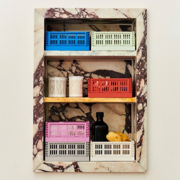 HAY Úložné boxy Colour Crate, Mini, 2 kusy, Dark Mint