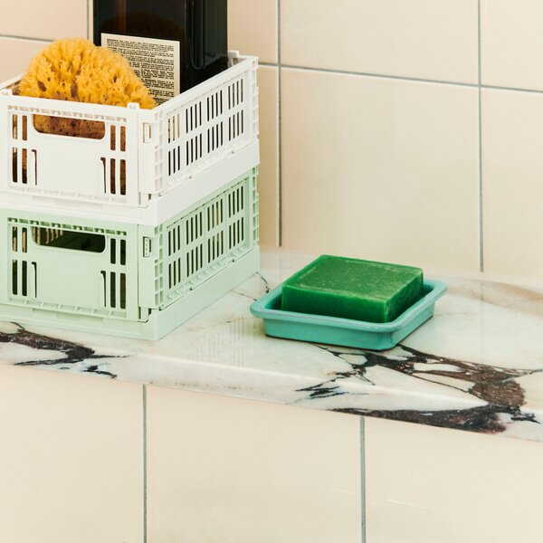 HAY Úložné boxy Colour Crate, Mini, 2 kusy, Dark Mint