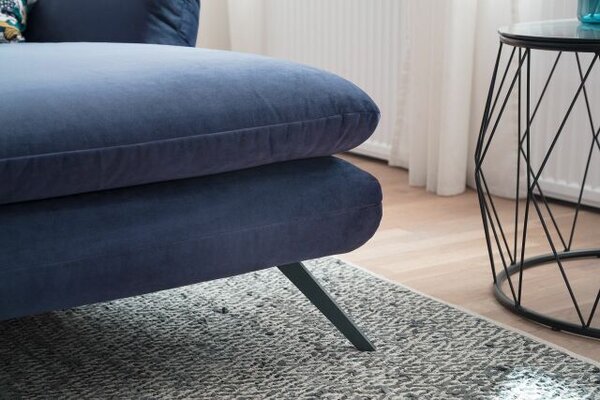 Sedací souprava SUSSEX_varianta "1,5sed XL-Longchair"_Velvet navy
