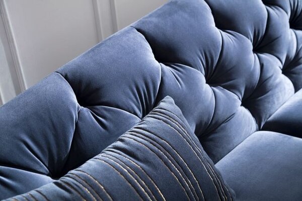 Sedací souprava SUSSEX_varianta "1,5sed XL-Longchair"_Velvet navy