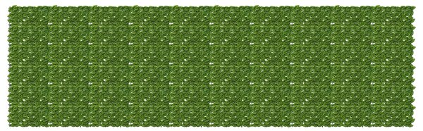 Clona na balkon s listy Zelená a žlutá 500 x 150 cm