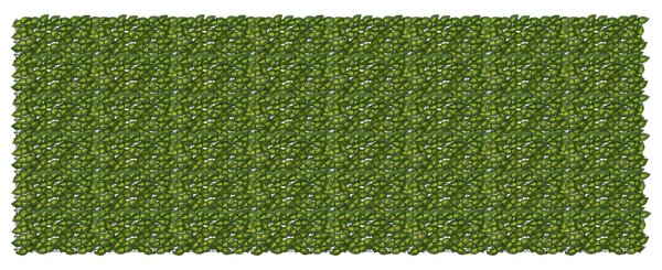 Clona na balkon s listy Zelená a žlutá 400 x 150 cm