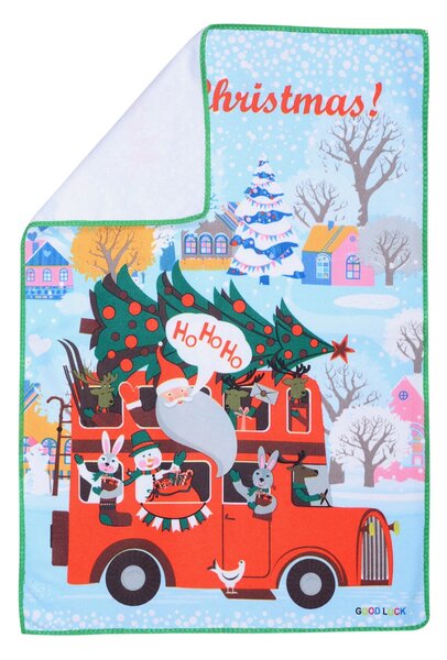 Vánoční ručník SANTA A SNĚHULÁK
