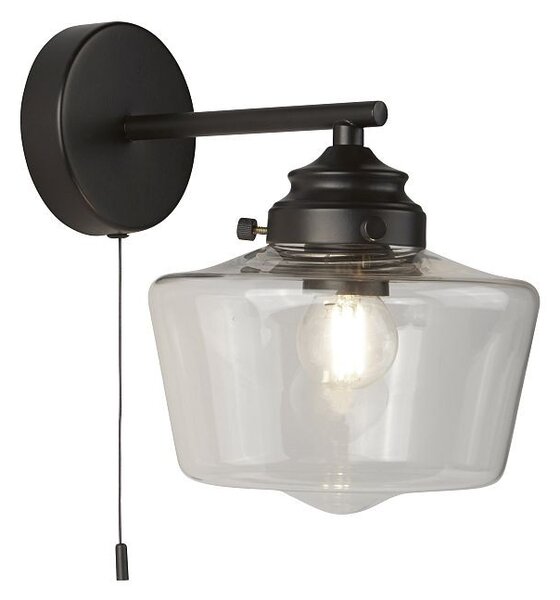 Searchlight 8708-1BK School House nástěnné svítidlo E27 1 x 40W