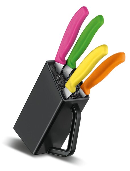 VICTORINOX Blok s noži na steaky a pizzu Swiss Classic 4 ks