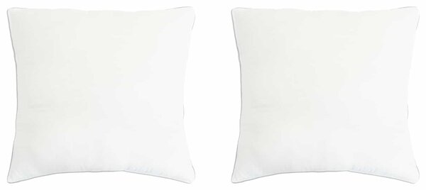 Polštář 2 pcs 80 x 80 cm Bambusové vlákno Bílá