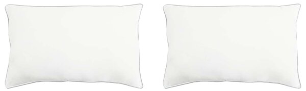 Polštář 2 pcs Bílá 60 x 70 cm Bambusové vlákno