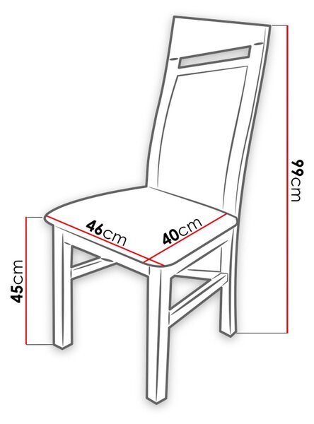 - Jídelní sestava MOVILE 34 - wenge / tmavá hnědá 1