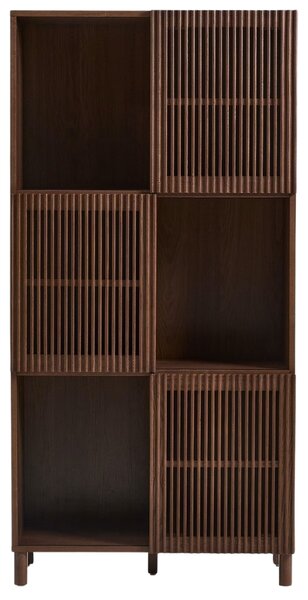 Ořechová knihovna Kave Home Beyla 170 x 84,5 cm