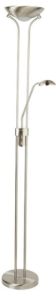 Searchlight EU5430SS LED stojací svítidlo Mother & Child 1x18W | 1600lm | 3000K - stříbrná