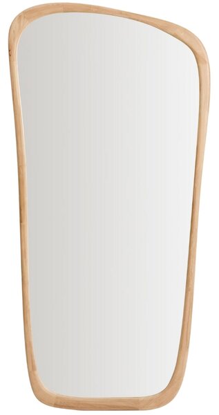 Kave Home Dřevěné závěsné zrcadlo Alura 192 x 94,5 cm