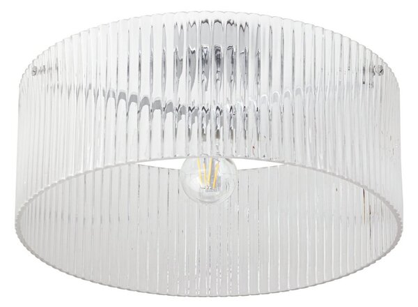 Stropní Lampa Lucande, Meritt, stmívatelné, Transparentní, Obývací pokoj, Sklo, Moderní
