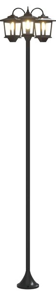 Lampa se 3 hlavami Černá 16 x 16 x 187 cm Hliník a ABS