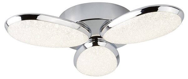 Searchlight 6213-3CC LED přisazené stropní svítidlo Lori 1x24W | 1733lm | 4000K - chrom