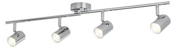 Searchlight 3174CC LED přisazené bodové svítidlo Rollo 4x4W | 1400lm | 3000K - chrom