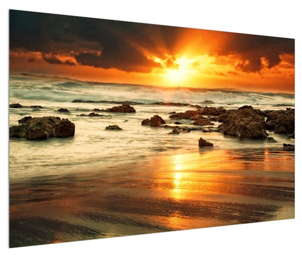 Obraz moře zalitého sluncem (120x80 cm)
